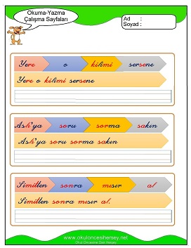 s sesi Grubu Çalışma Sayfaları